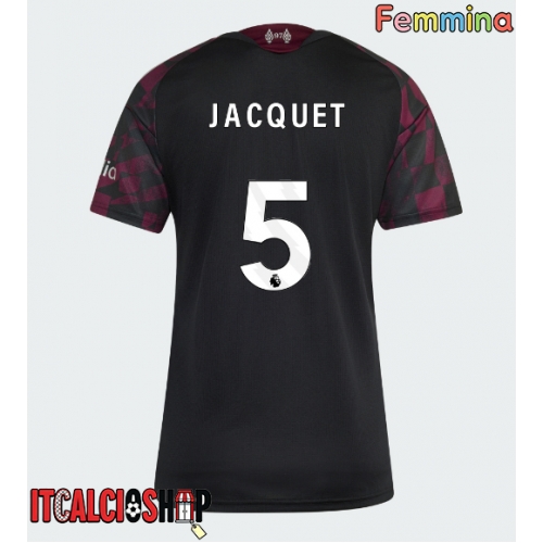 Liverpool Jeremy Jacquet #5 Terza Maglia Femmina 2026-27 Manica Corta